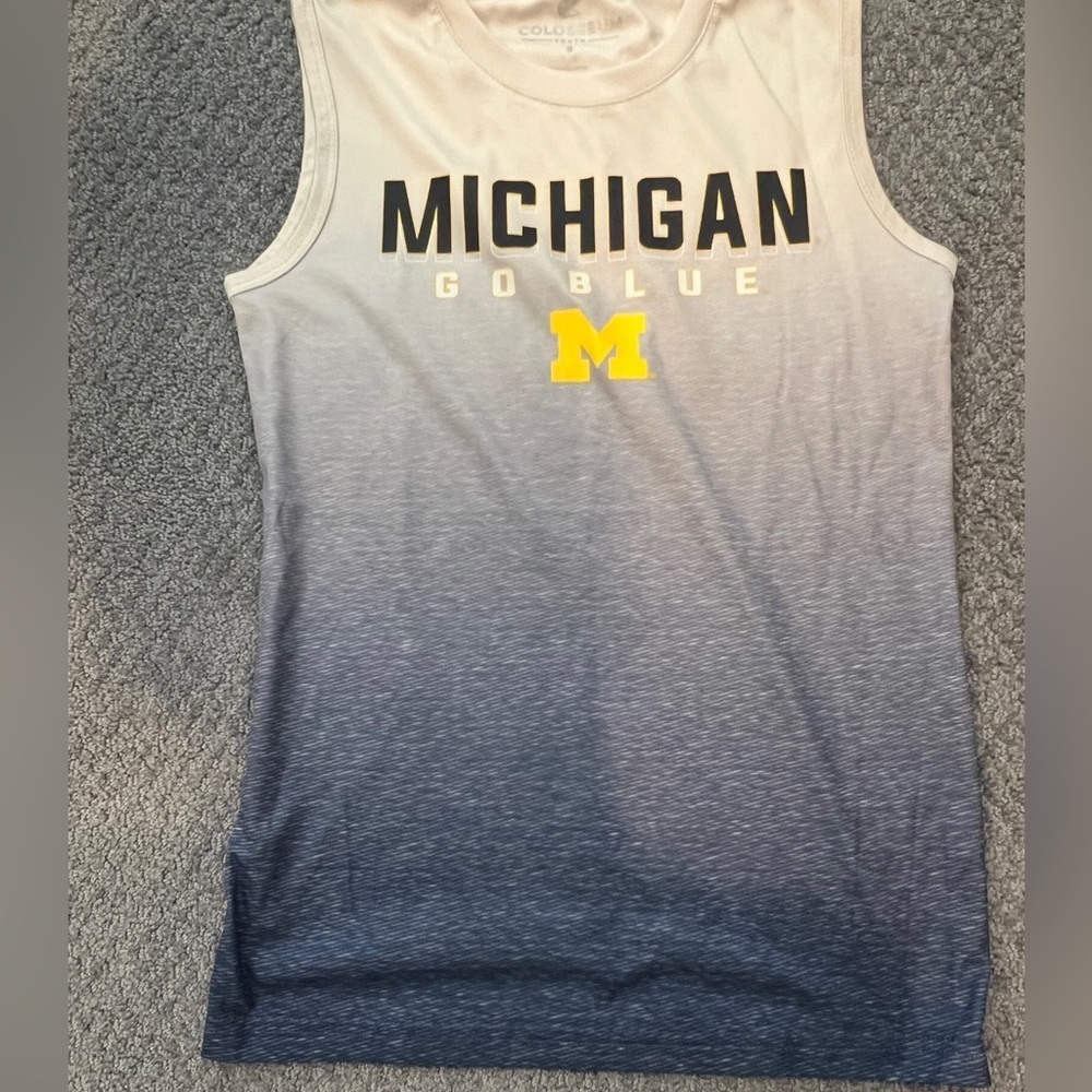 Michigan Colosseum Youth White Shirt